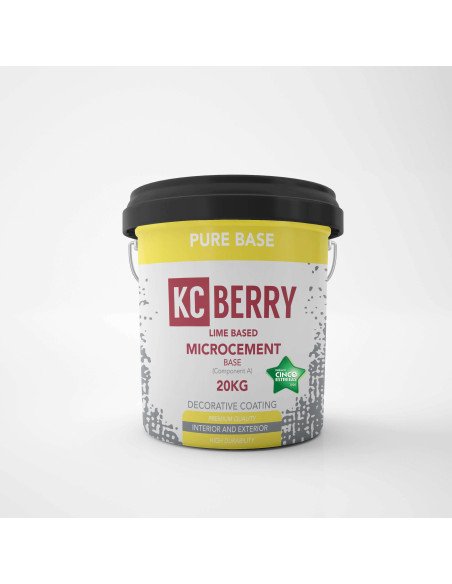 Microcement KCberry Base PURE Lime Base Natural Mineral Base Coat