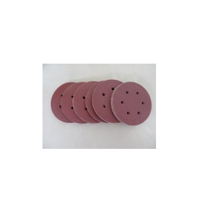 50 - 150mm Punched Sanding Discs, Orbital Sander Pads 60, 80, 100, 120